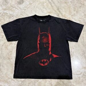 Batman 1989 x The Batman Vintage Graphic Tee Black Red XL